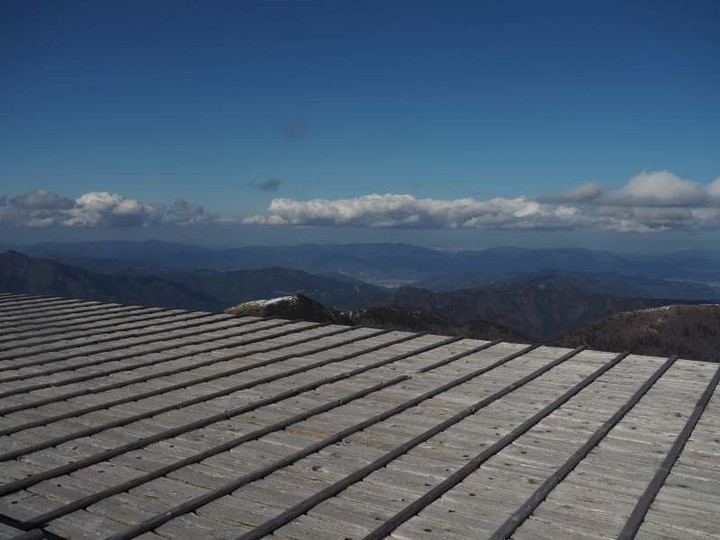 山好き、花好き : 大展望の冬の剣山へ、その5、アカミヤドリギそして下山
